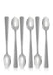 Oneida Aptitude Set of 6 Tall Drink / Iced Tea Spoons - All glossy